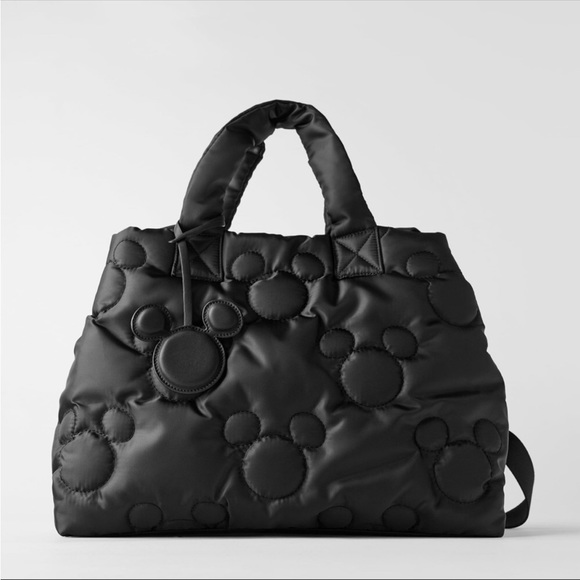 Zara Bags Zara Disney Mickey Mouse Quilted Shopper Poshmark